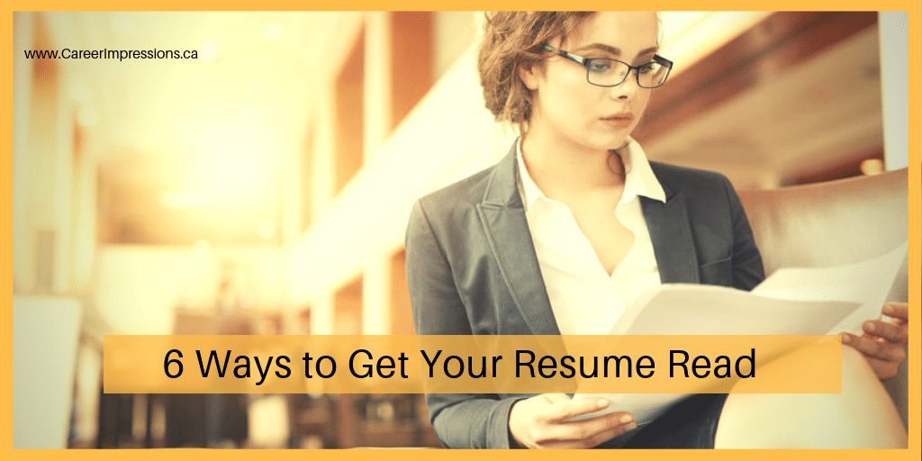 Six Ways to Get Resume Read2
