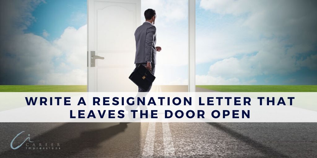 Resignation leter