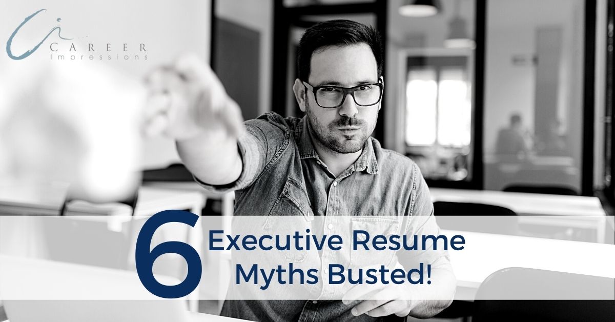 6 Executive Resume Myths