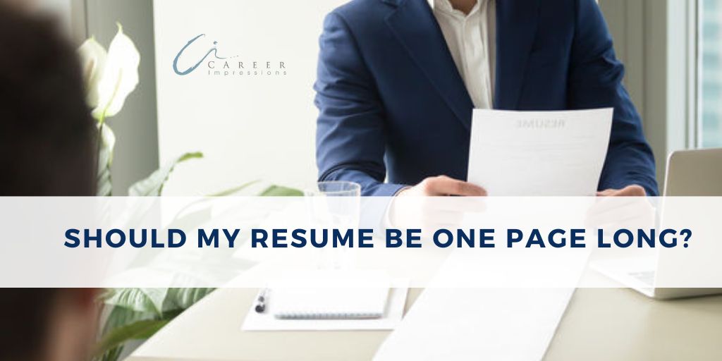 One page resume
