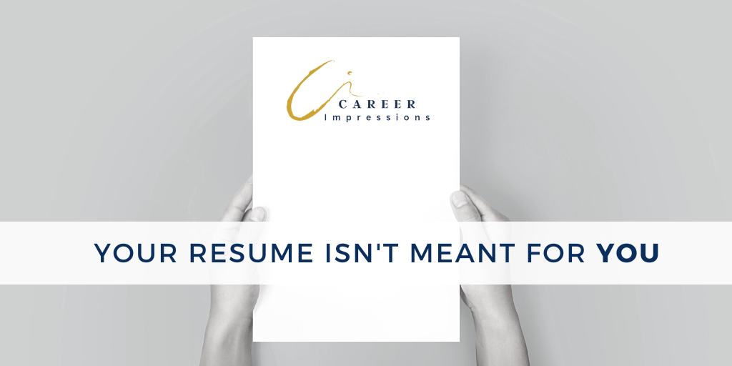 Resume Not Meant for You