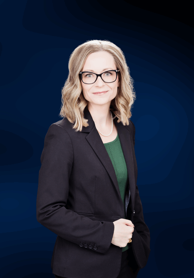 Blue Background Headshot 2025-2